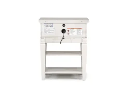Mor Furniture Willowbrook Nightstand In Egg Shell White