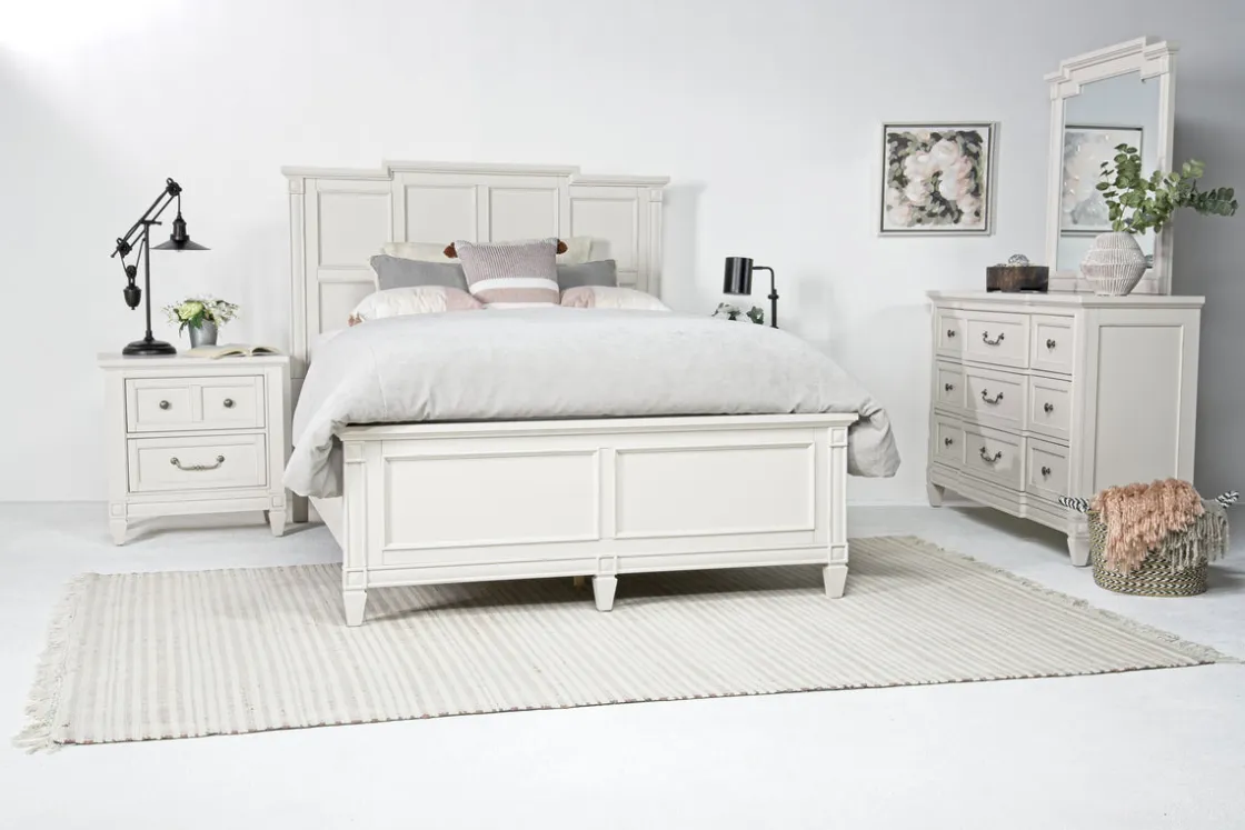 Mor Furniture Willowbrook Nightstand In Egg Shell White