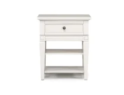 Mor Furniture Willowbrook Nightstand In Egg Shell White