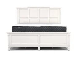Mor Furniture Willowbrook Panel Bed In Pebble, Queen
