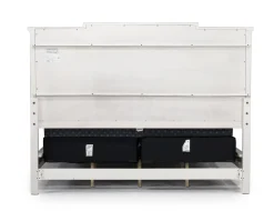 Mor Furniture Willowbrook Panel Bed In Pebble, Queen