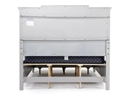 Mor Furniture Willowbrook Panel Bed In Pebble, Queen