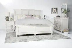 Mor Furniture Willowbrook Panel Bed In Pebble, Queen