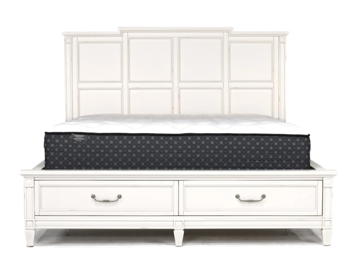 Mor Furniture Willowbrook Panel Wall Bed In Pebble, Queen
