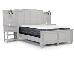 Mor Furniture Willowbrook Panel Wall Bed In Pebble, Queen