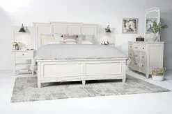 Mor Furniture Willowbrook Panel Wall Bed In Pebble, Queen