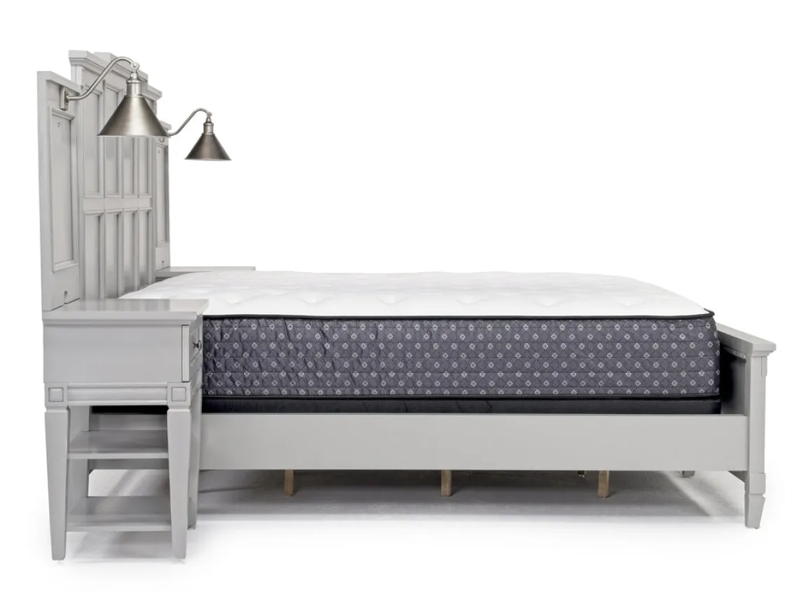 Mor Furniture Willowbrook Panel Wall Bed In Pebble, Queen