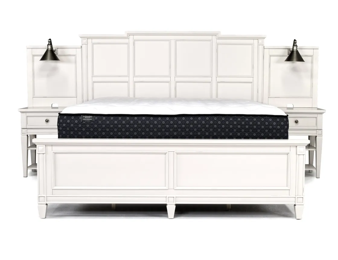 Mor Furniture Willowbrook Panel Wall Bed In Pebble, Queen