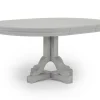 Mor Furniture Willowbrook Round Dining Table, 4 Chairs & Bench In Pebble