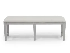 Mor Furniture Willowbrook Round Dining Table, 4 Chairs & Bench In Pebble