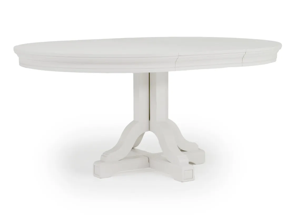 Mor Furniture Willowbrook Round Dining Table & 6 Chairs In Pebble