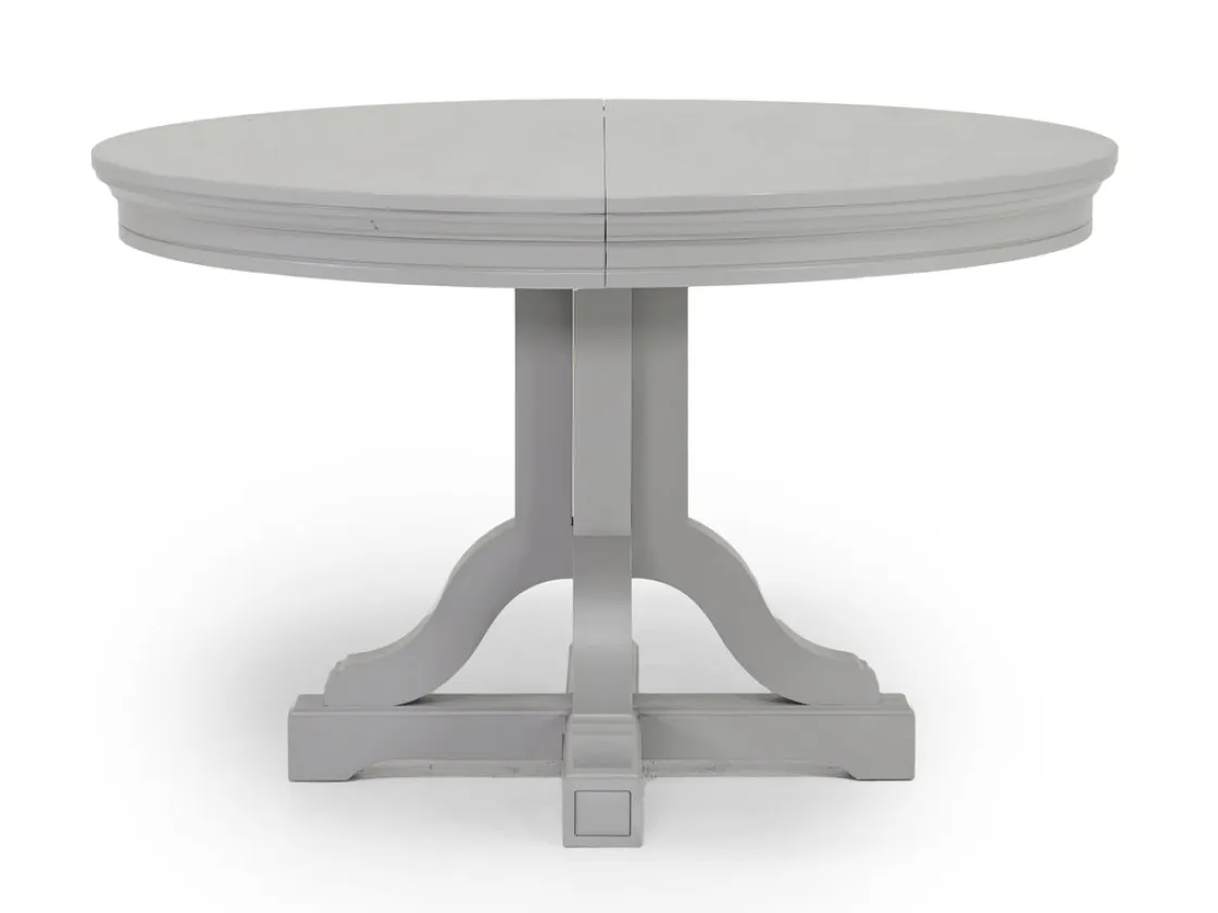 Mor Furniture Willowbrook Round Dining Table & 6 Chairs In Pebble