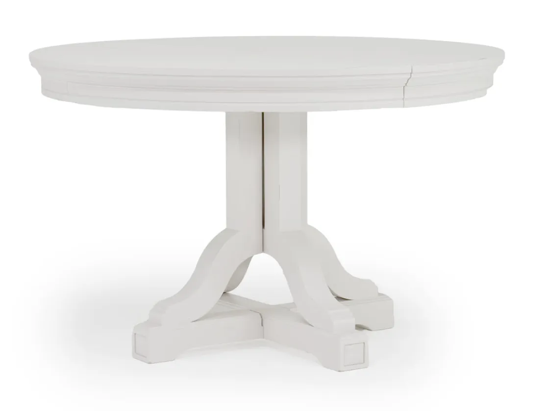 Mor Furniture Willowbrook Round Dining Table & 6 Chairs In Pebble