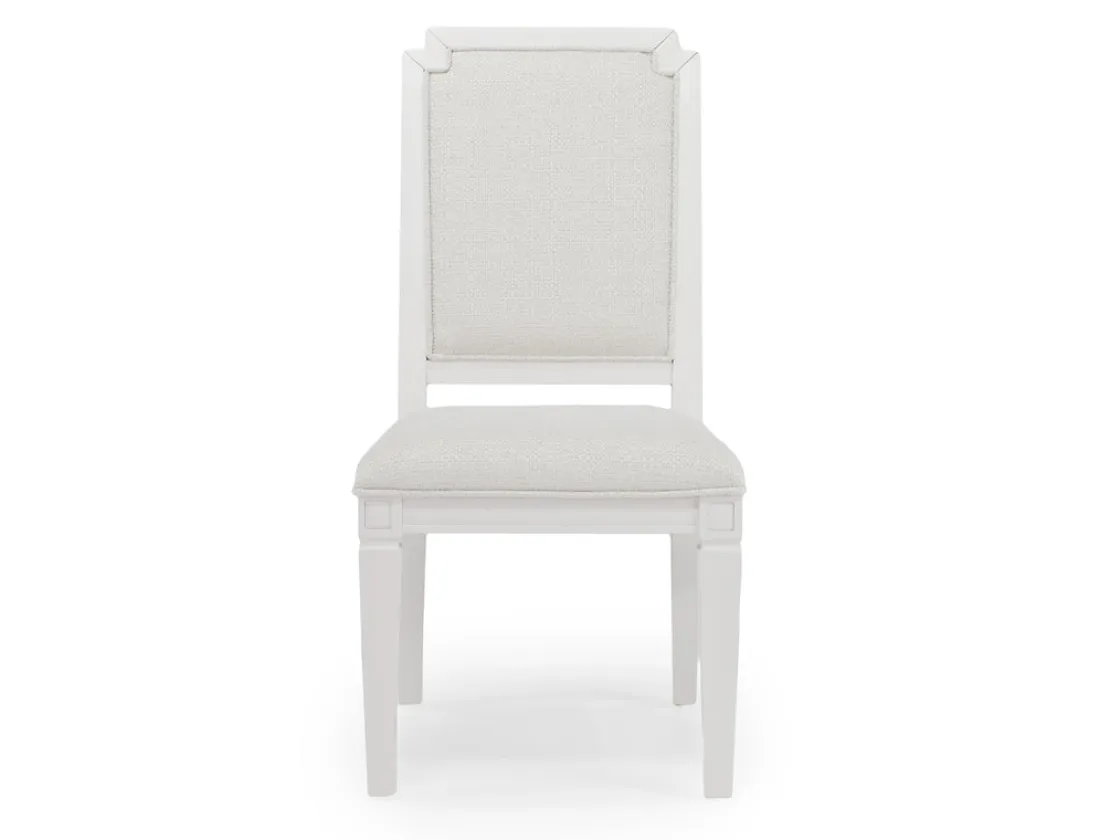 Mor Furniture Willowbrook Round Dining Table & 6 Chairs In Pebble