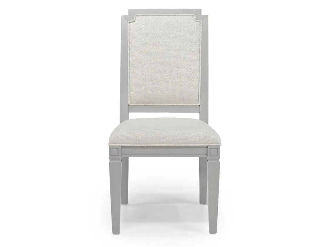 Mor Furniture Willowbrook Round Dining Table & 6 Chairs In Pebble