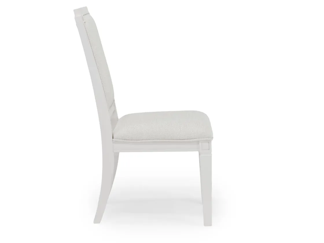 Mor Furniture Willowbrook Side Chair In Pebble, Upholstered