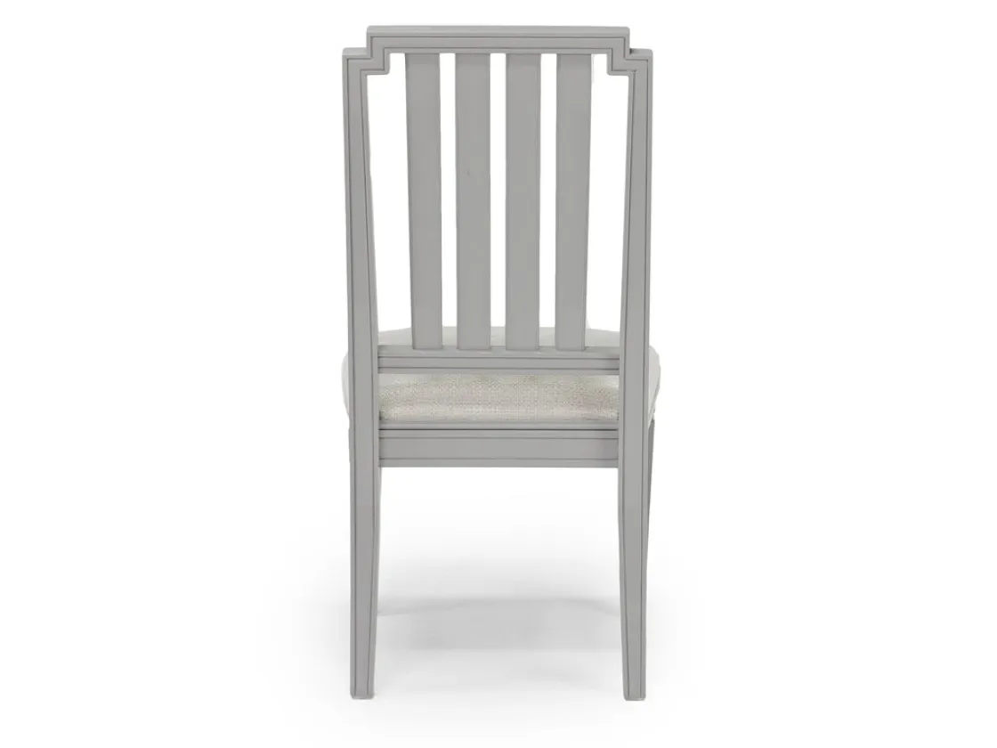 Mor Furniture Willowbrook Side Chair In Pebble, Upholstered