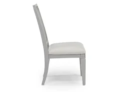Mor Furniture Willowbrook Side Chair In Pebble, Upholstered