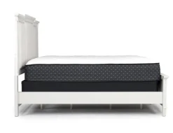 Mor Furniture Willowbrook Upholstered Panel Bed In Pebble, Queen