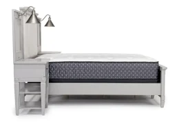 Mor Furniture Willowbrook Upholstered Wall Bed In Pebble, Queen
