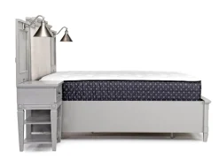 Mor Furniture Willowbrook Upholstered Wall Bed In Pebble, Queen