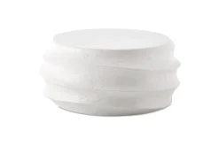 Mor Furniture Winded Outdoor Round Cocktail Table In White