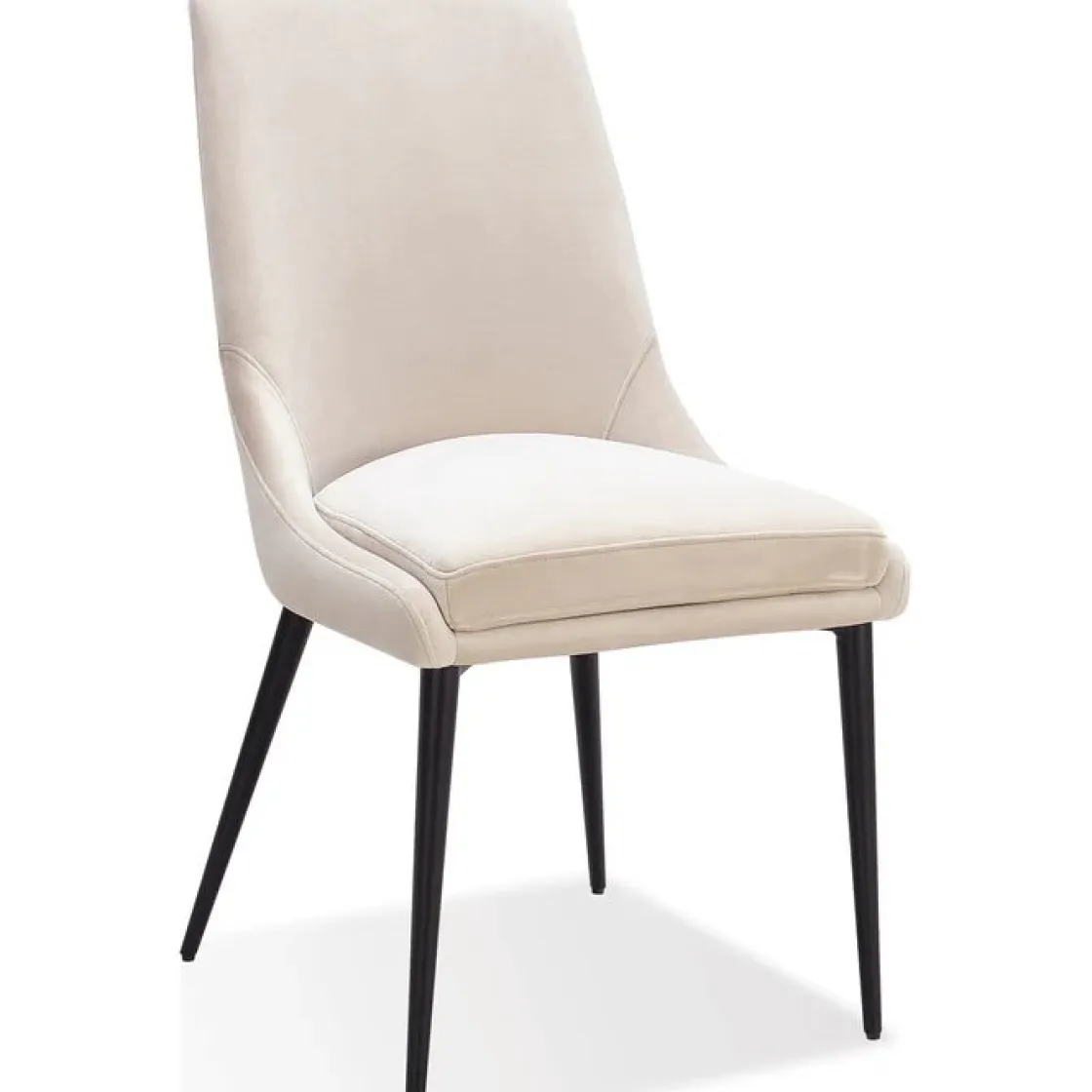 Mor Furniture Winston Round Dining Table & 4 Chairs In Black/Ash Gray