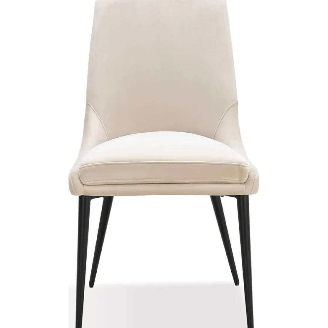 Mor Furniture Winston Round Dining Table & 4 Chairs In Black/Ash Gray