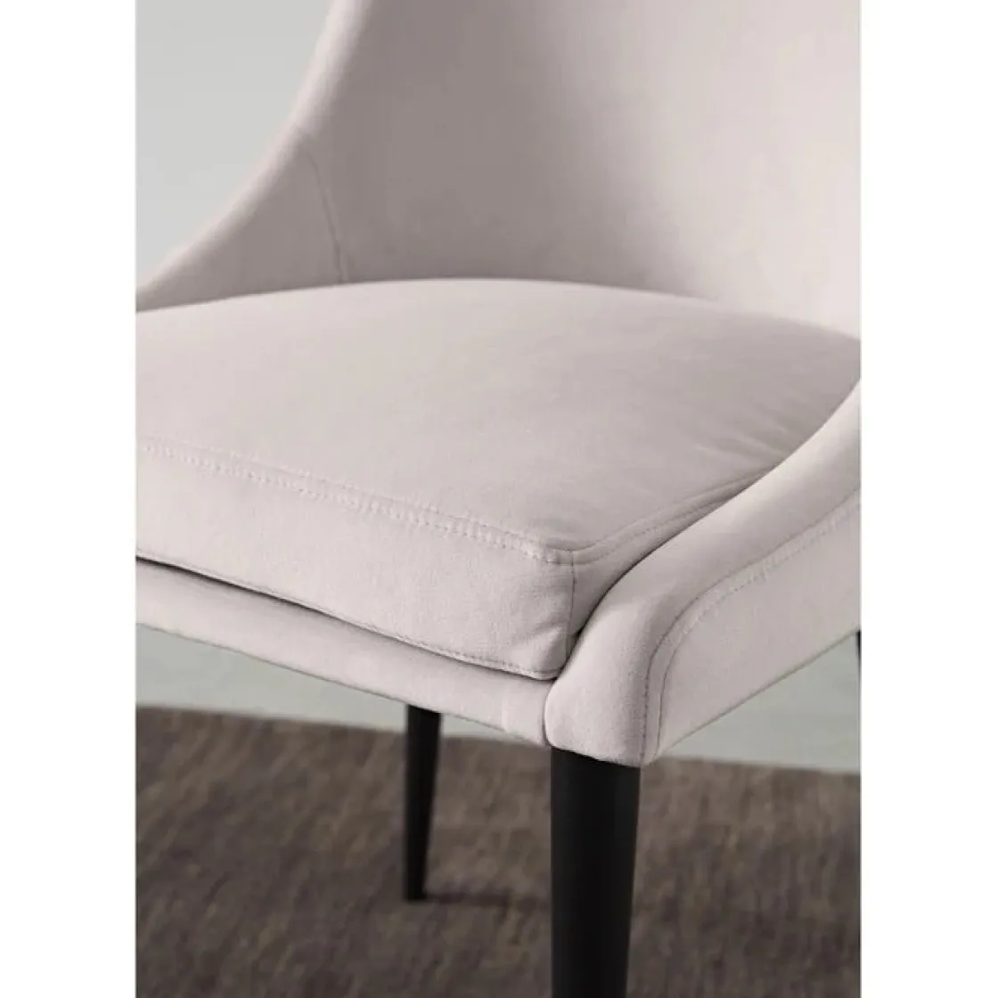 Mor Furniture Winston Side Chair In Cream, Set Of 2