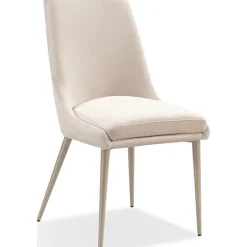 Mor Furniture Winston Side Chair In Cream, Set Of 2