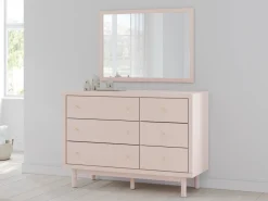 Mor Furniture Wistenpine Mirror In Blush