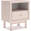 Mor Furniture Wistenpine Nightstand In Blush