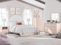 Mor Furniture Wistenpine Nightstand In Blush