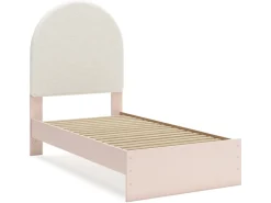 Kids Mor Furniture Wistenpine Panel Bed In Blush, Twin