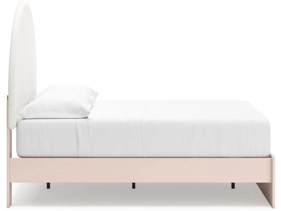 Kids Mor Furniture Wistenpine Panel Bed In Blush, Twin