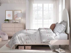 Kids Mor Furniture Wistenpine Panel Bed W/ Storage In Blush, Twin