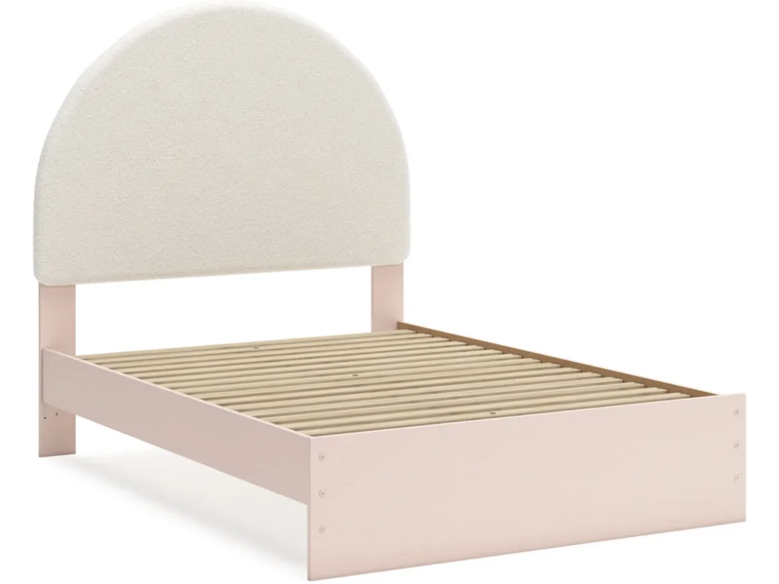 Kids Mor Furniture Wistenpine Panel Bed W/ Storage In Blush, Twin