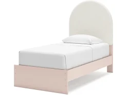 Kids Mor Furniture Wistenpine Panel Bed W/ Storage In Blush, Twin