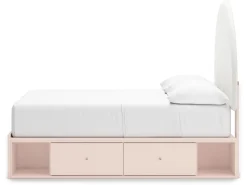 Kids Mor Furniture Wistenpine Storage Bed In Blush, Twin