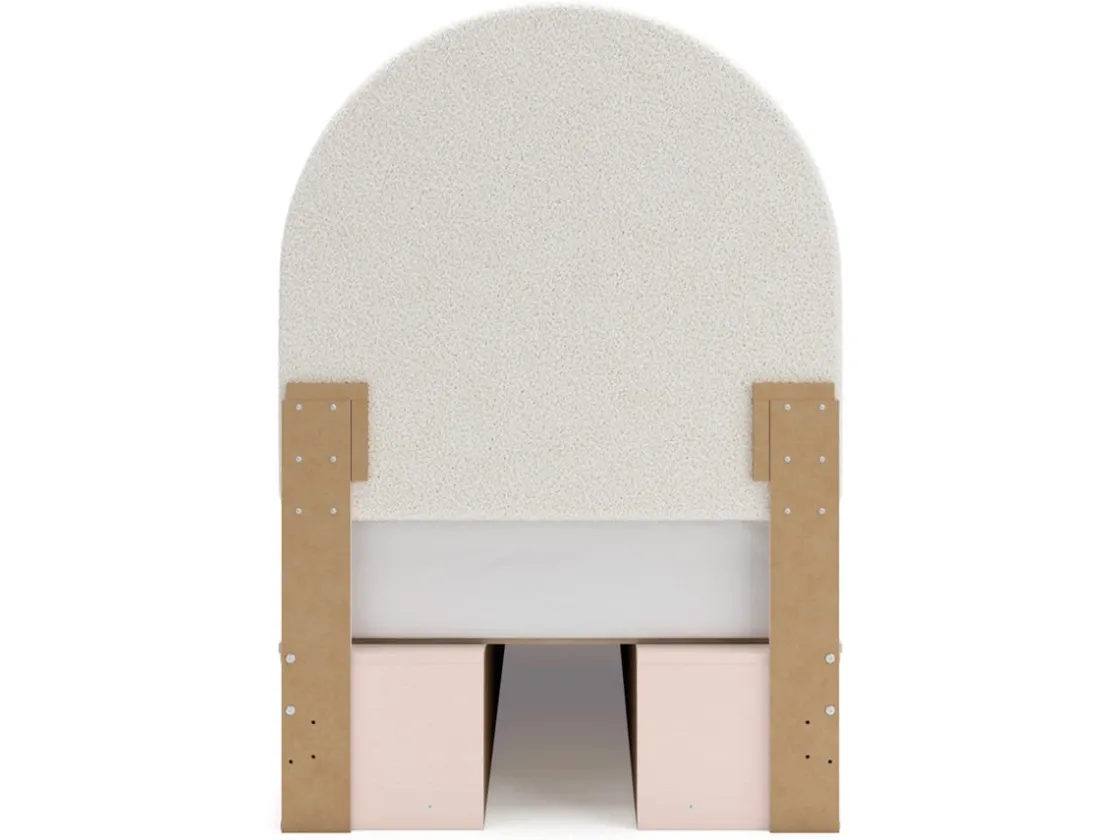 Kids Mor Furniture Wistenpine Storage Bed In Blush, Twin