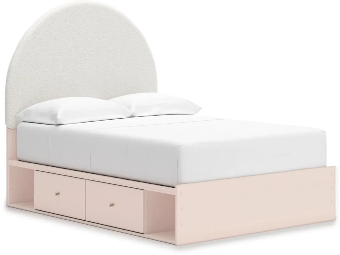 Kids Mor Furniture Wistenpine Storage Bed In Blush, Twin