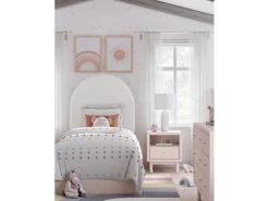 Kids Mor Furniture Wistenpine Storage Bed In Blush, Twin