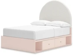 Kids Mor Furniture Wistenpine Storage Bed In Blush, Twin