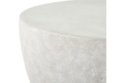 Mor Furniture Wright Outdoor Round Coffee Table In White