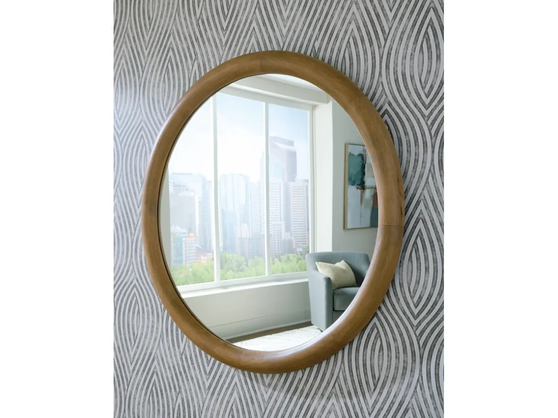 Mor Furniture Yadiel Wall Mirror In Brown