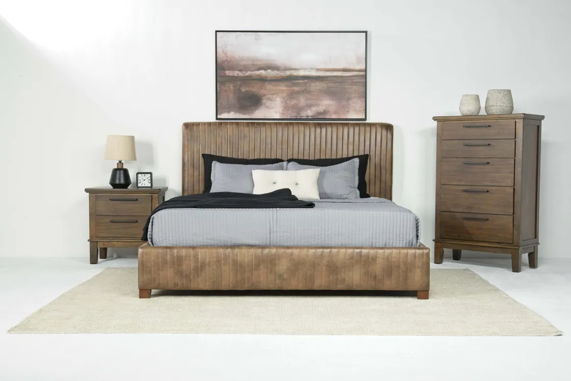 Mor Furniture Yellowstone Panel Bed In Canyon, Queen