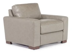 Mor Furniture York Chair In York Chestnut Leather