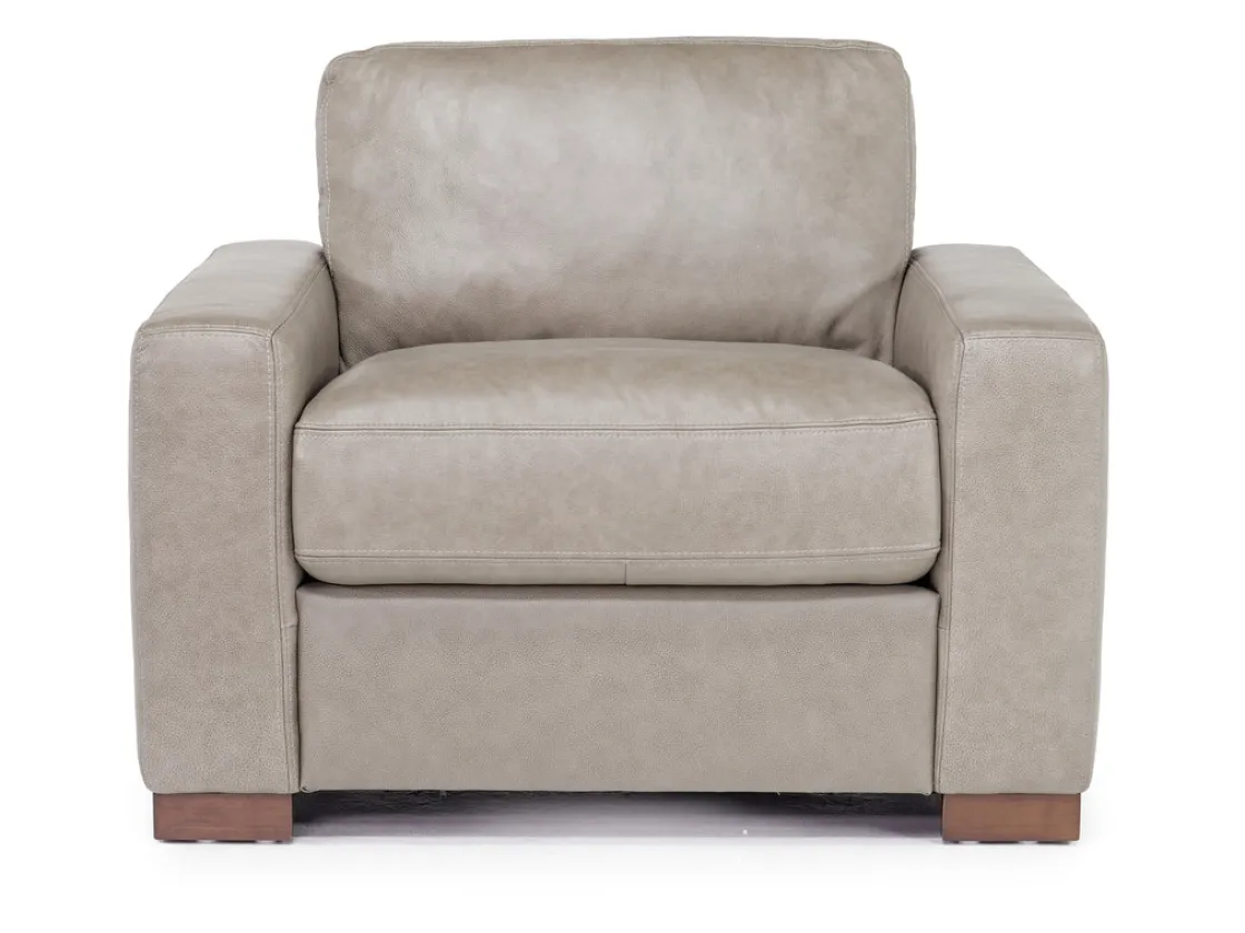 Mor Furniture York Chair In York Chestnut Leather