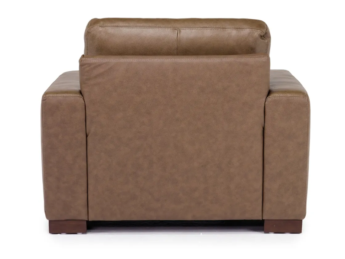 Mor Furniture York Chair In York Chestnut Leather