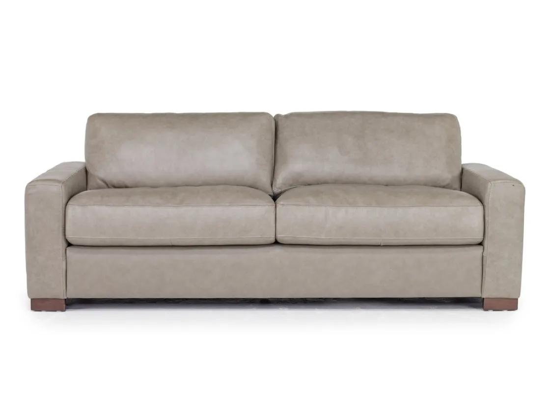 Mor Furniture York Sofa In York Chestnut Leather